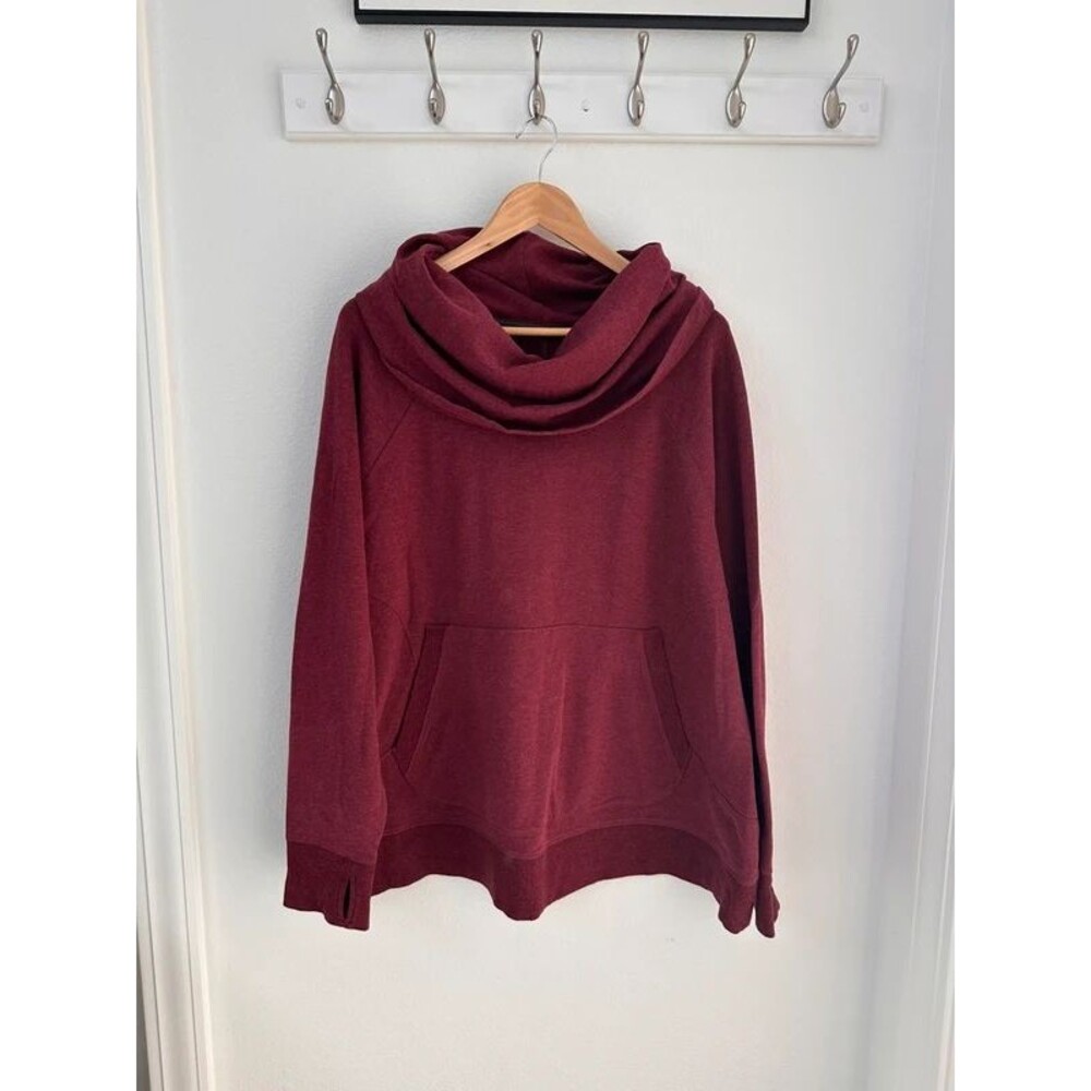 LL Bean size 3X Plus Burgundy sweatshirt